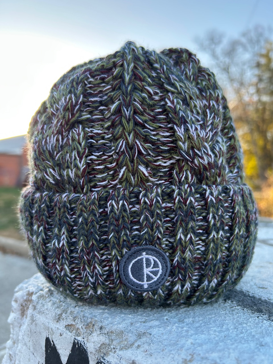 Polar Braid Beanie Green