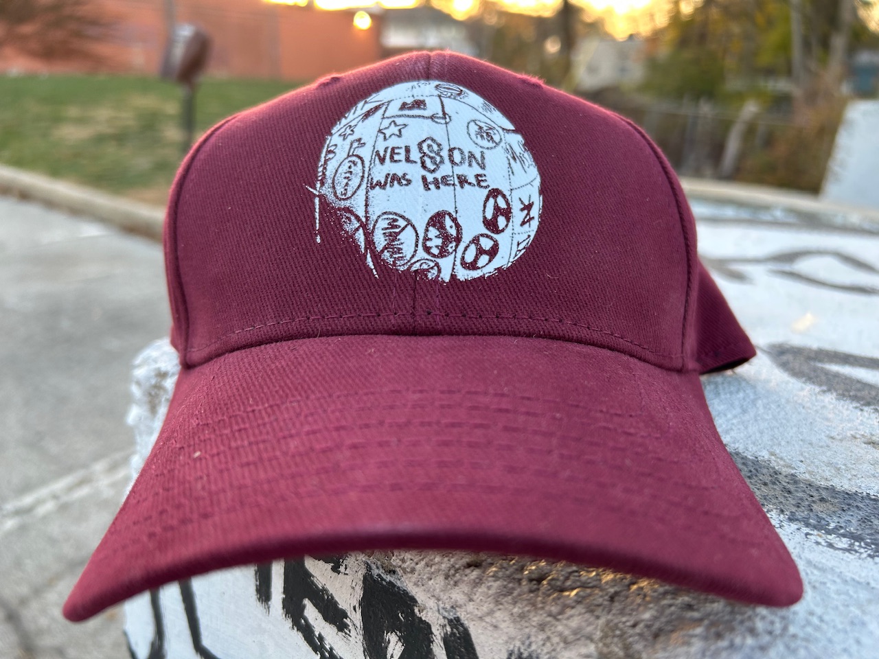 Limosine Nelson Was Here Hat Maroon (Sold Out)